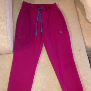 Small Raspberry Yola Pants Figs High waisted